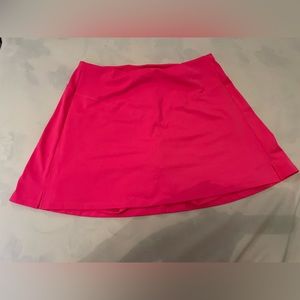 Neon pink skort